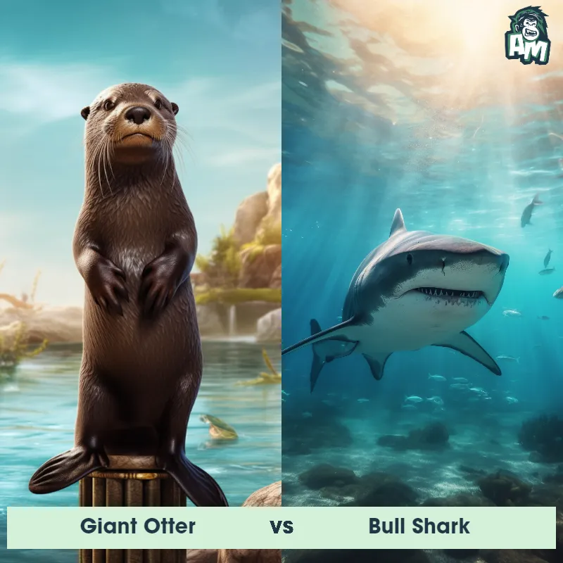 Giant Otter vs Bull Shark - Animal Matchup Giant Otter vs Bull Shark - Animal Matchup
