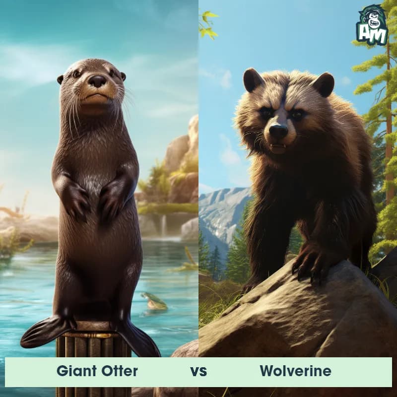 Giant Otter vs Wolverine - Animal Matchup Giant Otter vs Wolverine - Animal Matchup