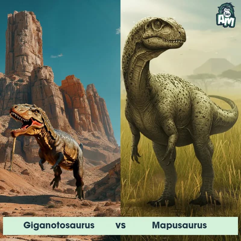 Giganotosaurus vs Mapusaurus - Animal Matchup Giganotosaurus vs Mapusaurus - Animal Matchup