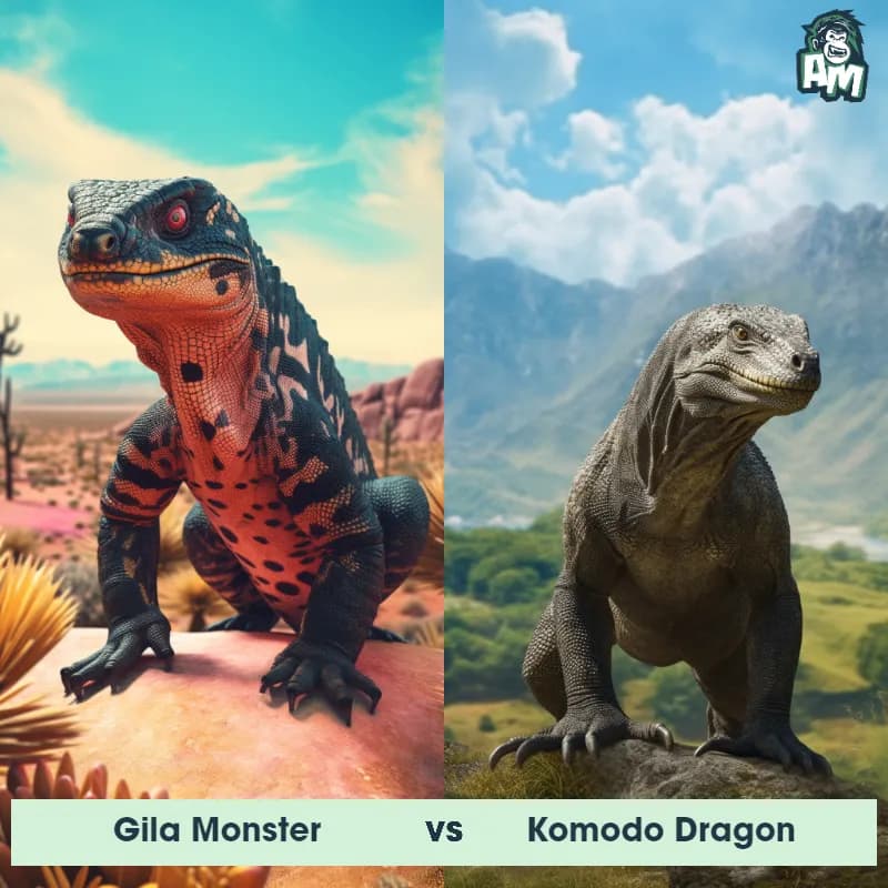 Gila Monster vs Komodo Dragon - Animal Matchup Gila Monster vs Komodo Dragon - Animal Matchup