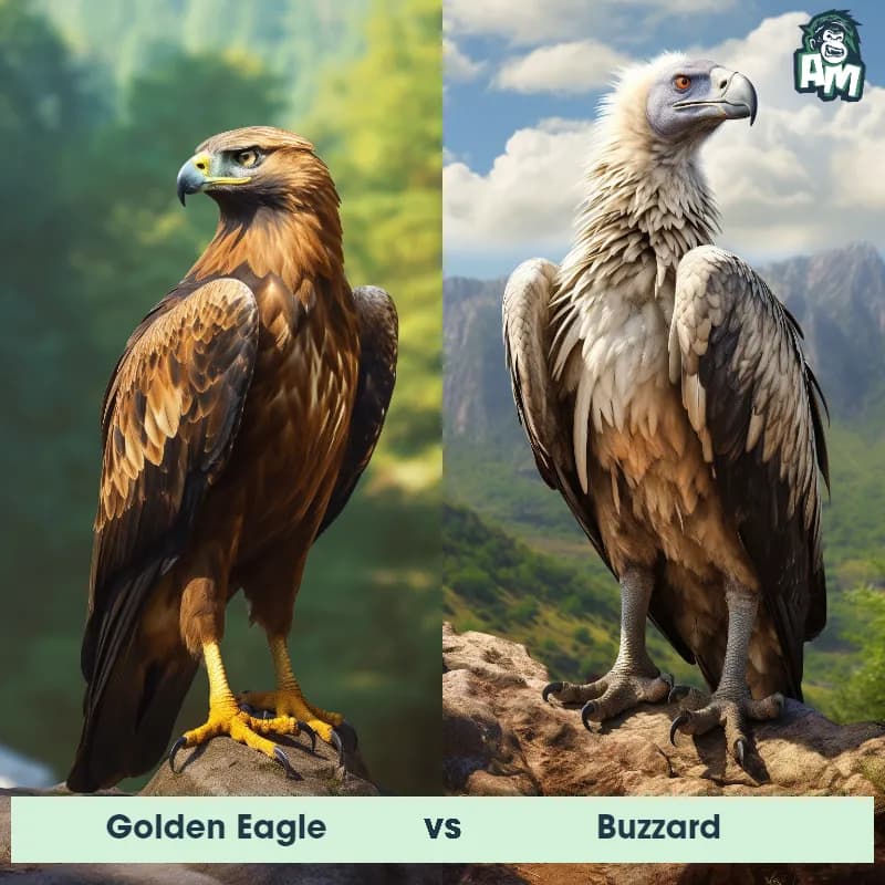 Golden Eagle vs Buzzard - Animal Matchup Golden Eagle vs Buzzard - Animal Matchup