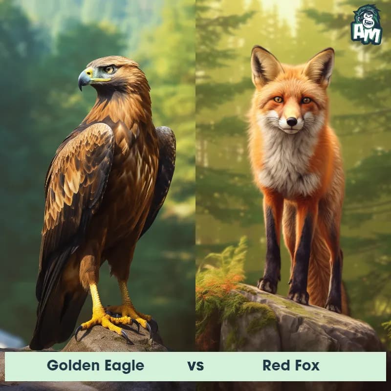 Golden Eagle vs Red Fox - Animal Matchup Golden Eagle vs Red Fox - Animal Matchup