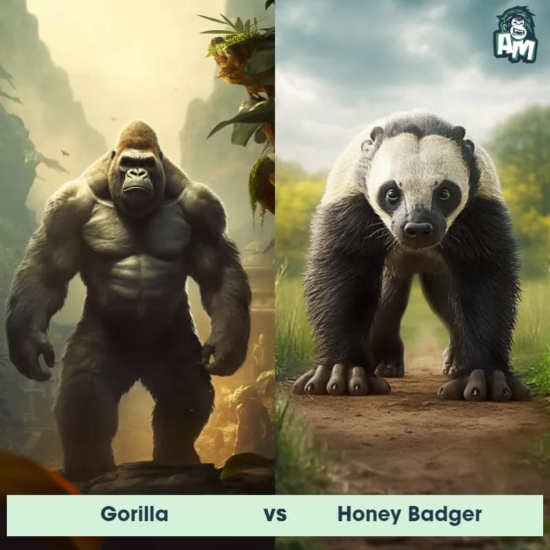 Gorilla vs Honey Badger - Animal Matchup Gorilla vs Honey Badger - Animal Matchup