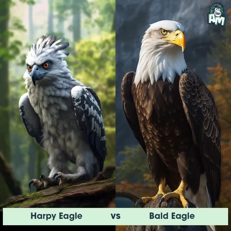 Harpy Eagle vs Bald Eagle - Animal Matchup Harpy Eagle vs Bald Eagle - Animal Matchup