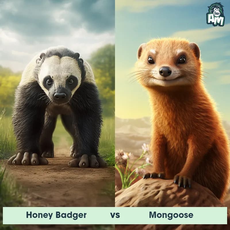 Honey Badger vs Mongoose - Animal Matchup Honey Badger vs Mongoose - Animal Matchup
