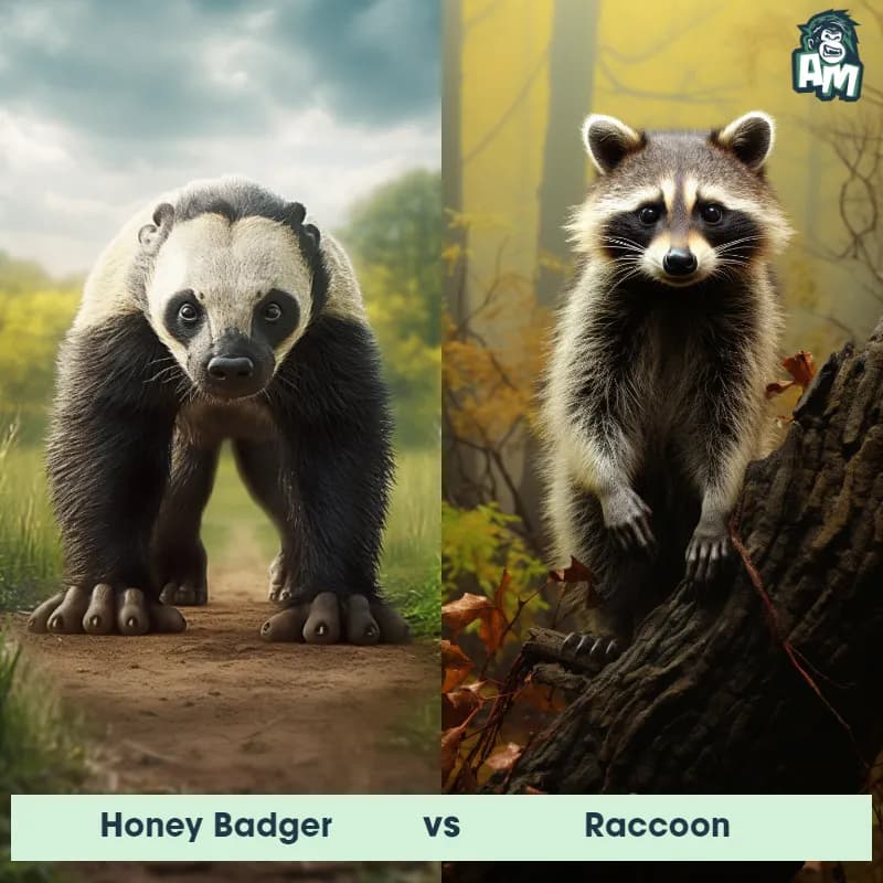 Honey Badger vs Raccoon - Animal Matchup Honey Badger vs Raccoon - Animal Matchup