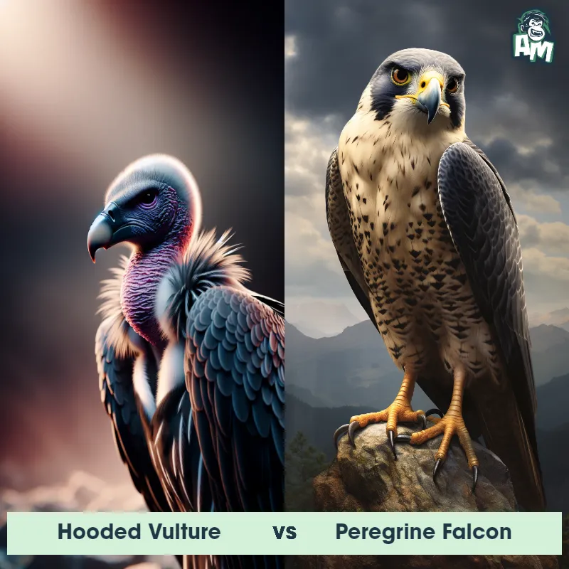 Hooded Vulture vs Peregrine Falcon - Animal Matchup Hooded Vulture vs Peregrine Falcon - Animal Matchup