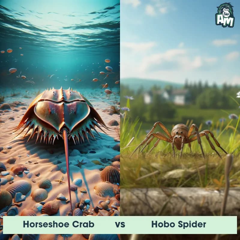 Horseshoe Crab vs Hobo Spider - Animal Matchup Horseshoe Crab vs Hobo Spider - Animal Matchup