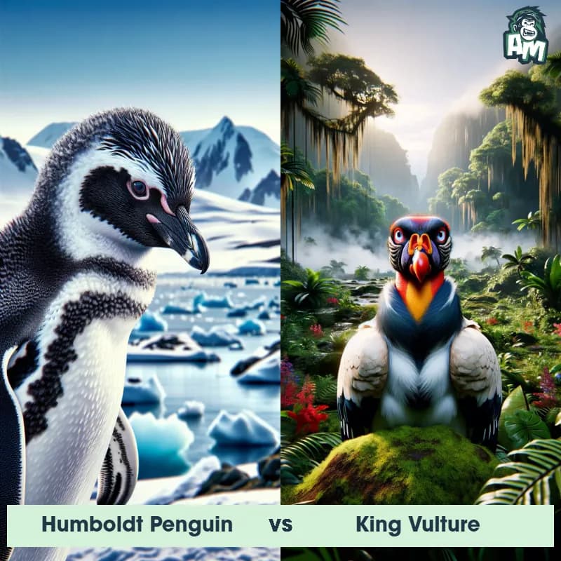 Humboldt Penguin vs King Vulture - Animal Matchup Humboldt Penguin vs King Vulture - Animal Matchup