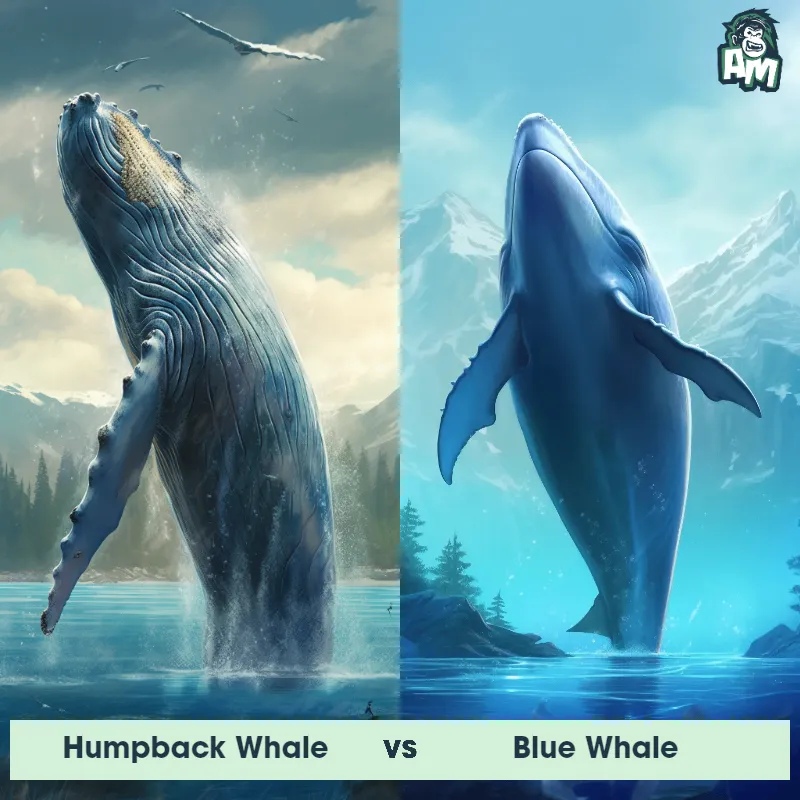 Humpback Whale vs Blue Whale - Animal Matchup Humpback Whale vs Blue Whale - Animal Matchup