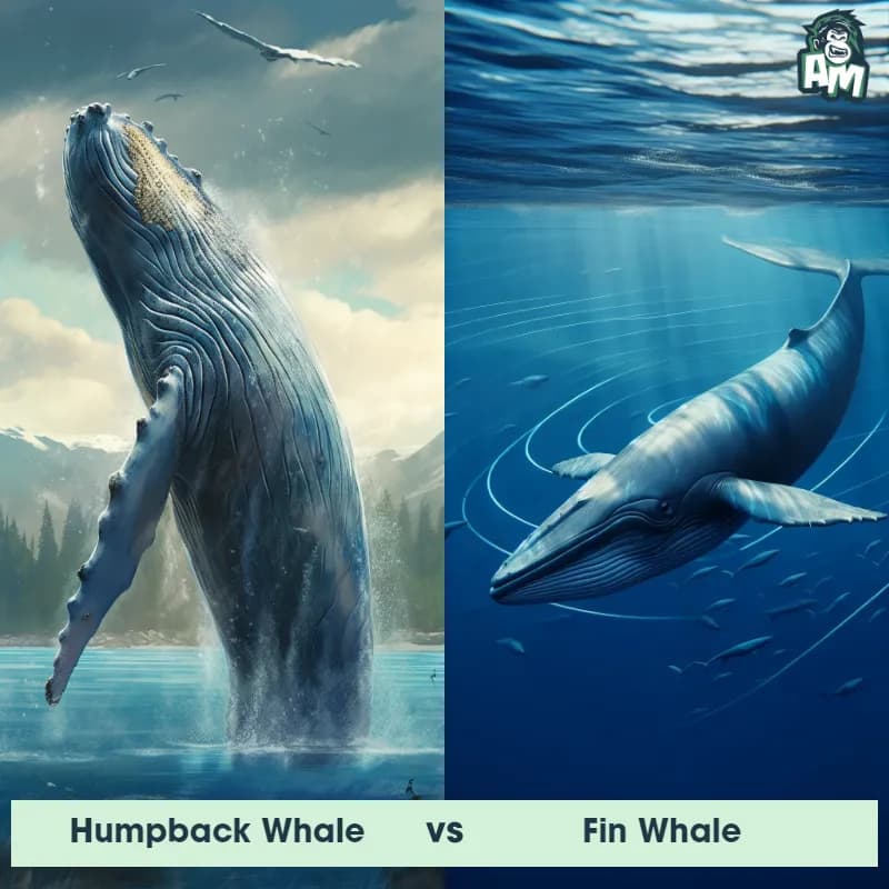 Humpback Whale vs Fin Whale - Animal Matchup Humpback Whale vs Fin Whale - Animal Matchup