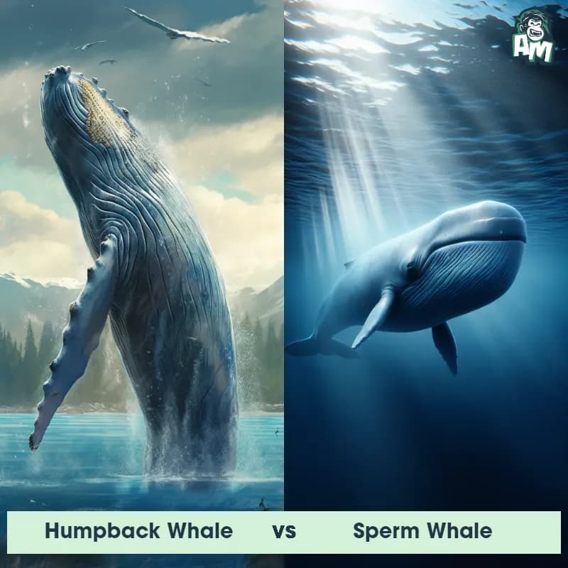 Humpback Whale vs Sperm Whale - Animal Matchup Humpback Whale vs Sperm Whale - Animal Matchup