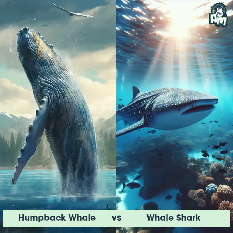 Humpback Whale vs Whale Shark - Animal Matchup Humpback Whale vs Whale Shark - Animal Matchup