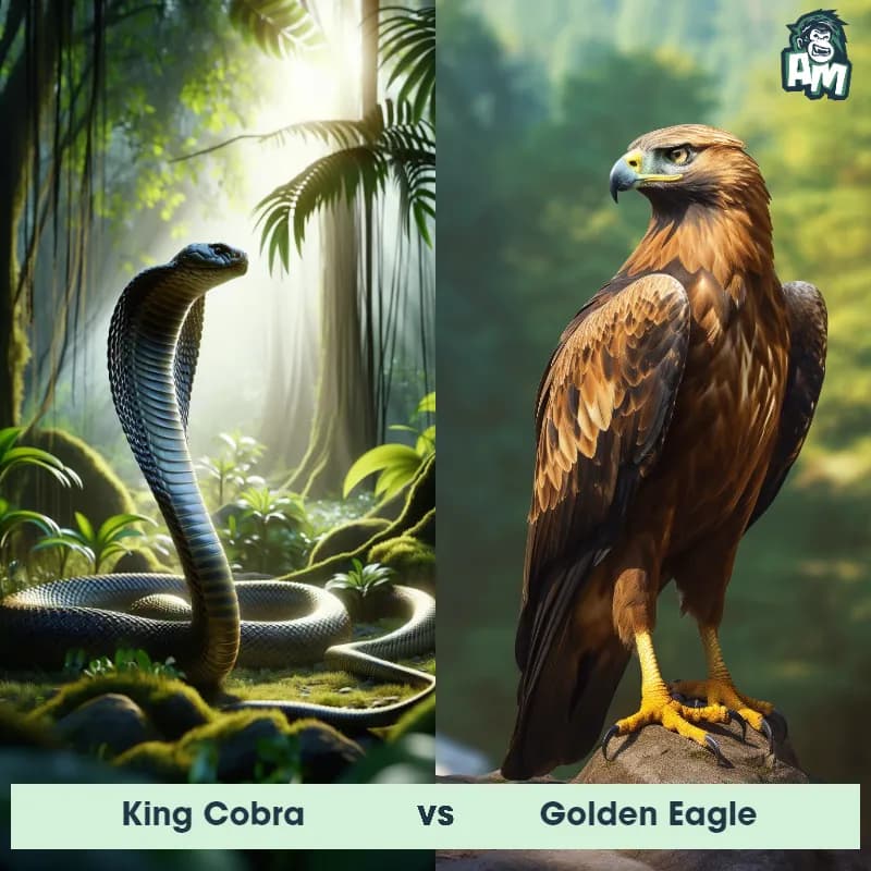 King Cobra vs Golden Eagle - Animal Matchup King Cobra vs Golden Eagle - Animal Matchup