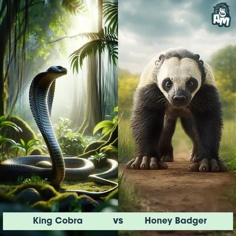 King Cobra vs Honey Badger - Animal Matchup King Cobra vs Honey Badger - Animal Matchup