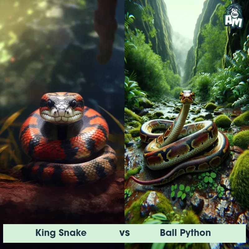 King Snake vs Ball Python - Animal Matchup King Snake vs Ball Python - Animal Matchup