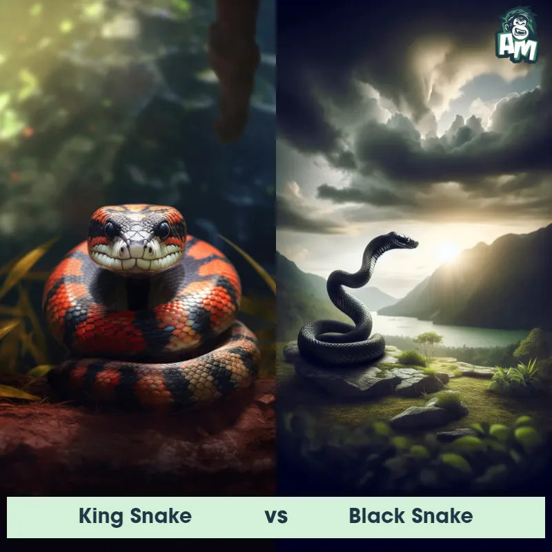 King Snake vs Black Snake - Animal Matchup King Snake vs Black Snake - Animal Matchup