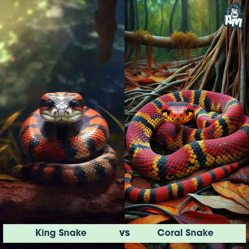 King Snake vs Coral Snake - Animal Matchup King Snake vs Coral Snake - Animal Matchup