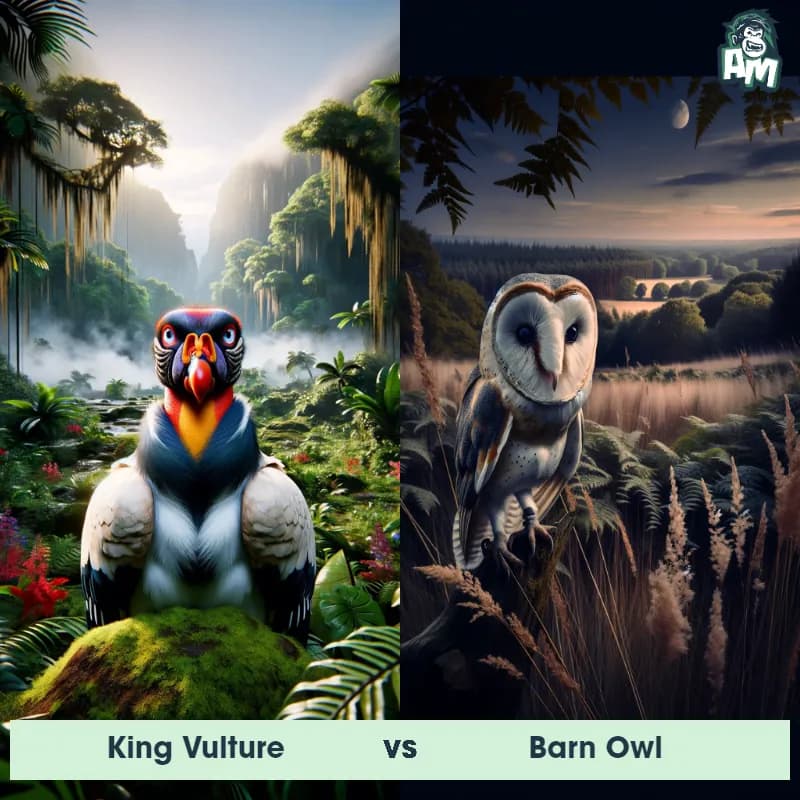 King Vulture vs Barn Owl - Animal Matchup King Vulture vs Barn Owl - Animal Matchup