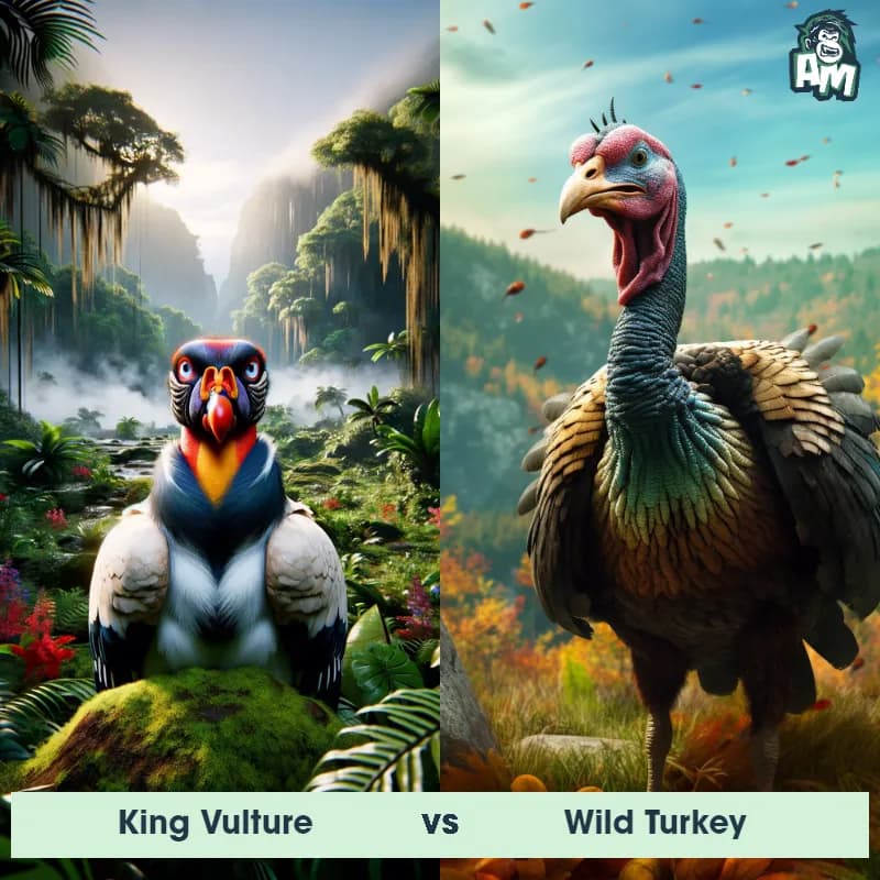 King Vulture vs Wild Turkey - Animal Matchup King Vulture vs Wild Turkey - Animal Matchup
