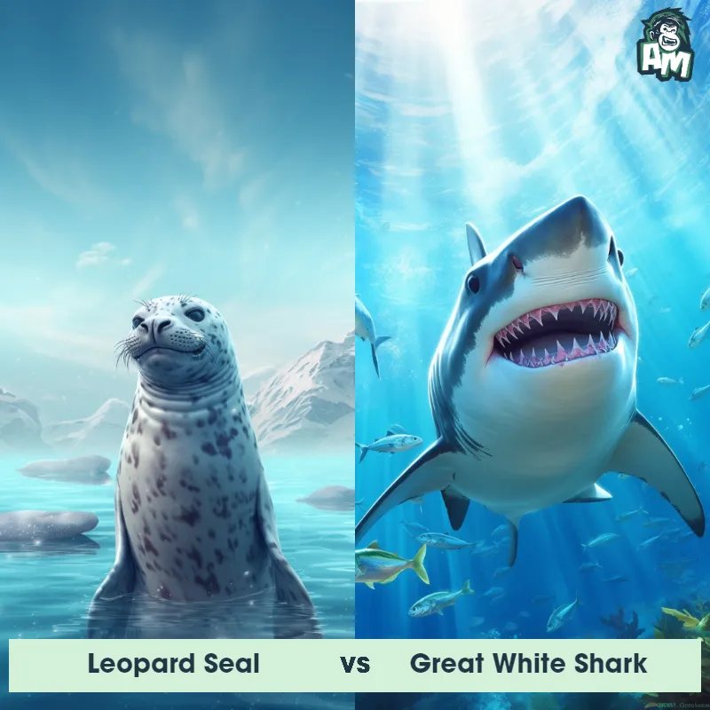 Leopard Seal vs Great White Shark - Animal Matchup Leopard Seal vs Great White Shark - Animal Matchup