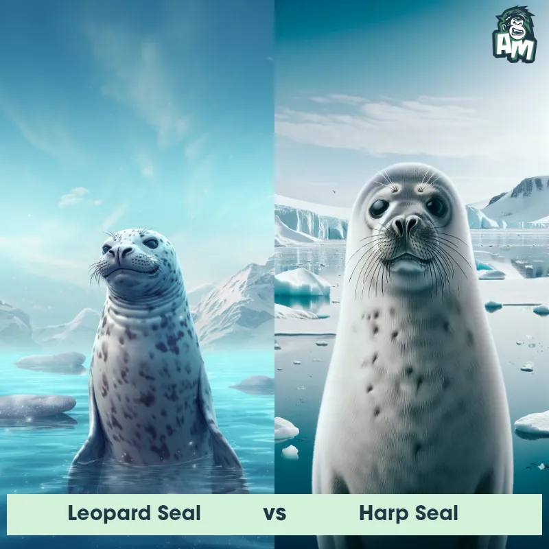Leopard Seal vs Harp Seal - Animal Matchup Leopard Seal vs Harp Seal - Animal Matchup