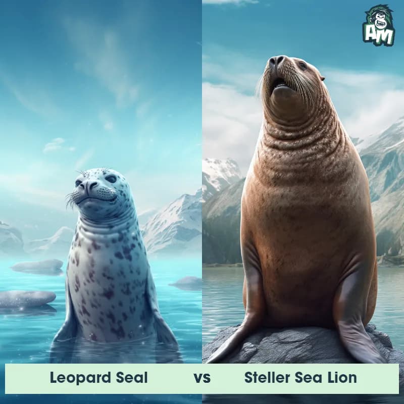Leopard Seal vs Steller Sea Lion - Animal Matchup Leopard Seal vs Steller Sea Lion - Animal Matchup
