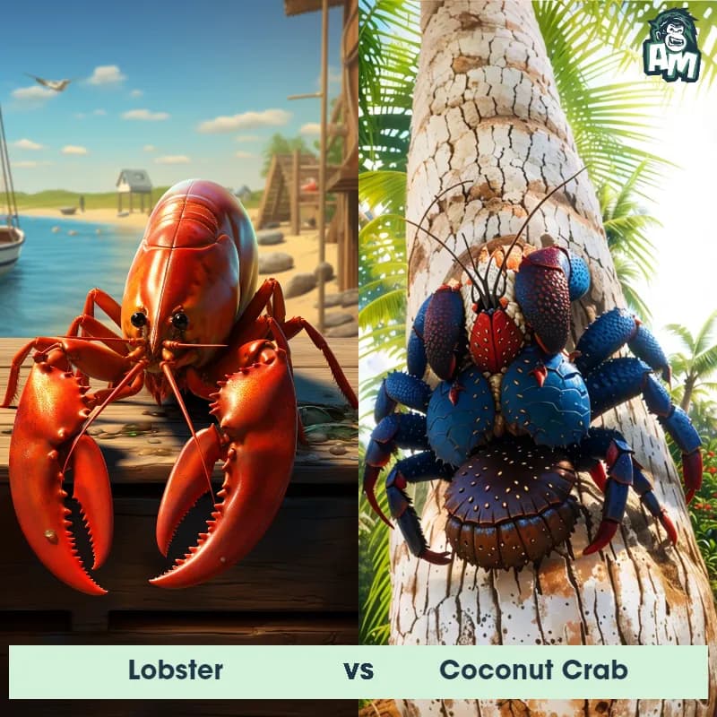 Lobster vs Coconut Crab - Animal Matchup Lobster vs Coconut Crab - Animal Matchup