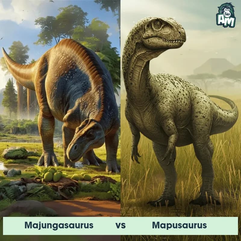 Majungasaurus vs Mapusaurus - Animal Matchup Majungasaurus vs Mapusaurus - Animal Matchup