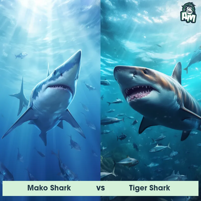 Mako Shark vs Tiger Shark - Animal Matchup Mako Shark vs Tiger Shark - Animal Matchup
