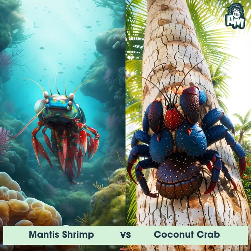 Mantis Shrimp vs Coconut Crab - Animal Matchup Mantis Shrimp vs Coconut Crab - Animal Matchup