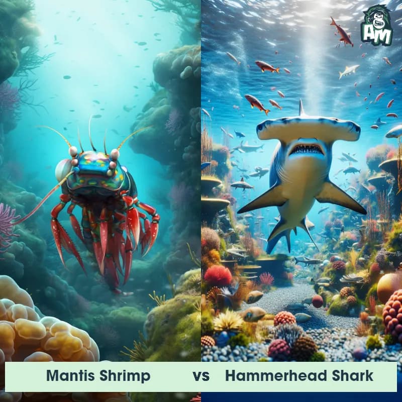 Mantis Shrimp vs Hammerhead Shark - Animal Matchup Mantis Shrimp vs Hammerhead Shark - Animal Matchup