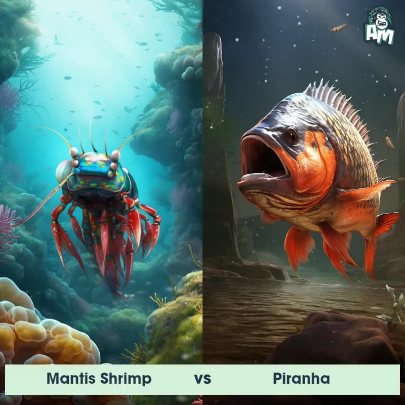 Mantis Shrimp vs Piranha - Animal Matchup Mantis Shrimp vs Piranha - Animal Matchup