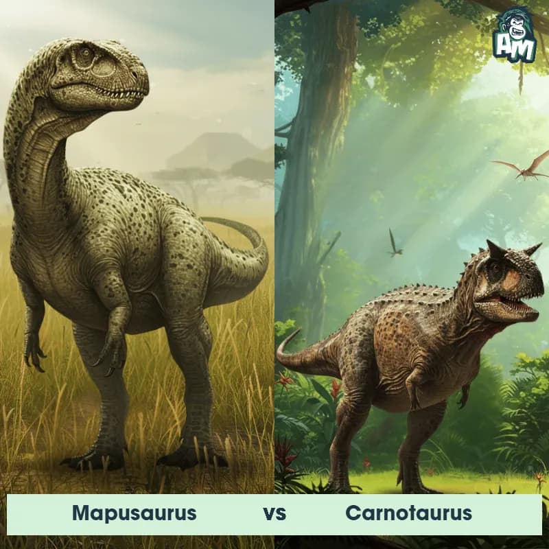 Mapusaurus vs Carnotaurus - Animal Matchup Mapusaurus vs Carnotaurus - Animal Matchup