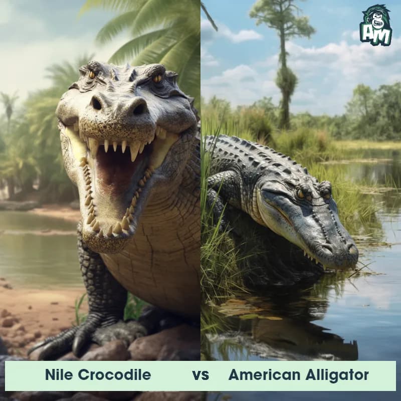 Nile Crocodile vs American Alligator - Animal Matchup Nile Crocodile vs American Alligator - Animal Matchup