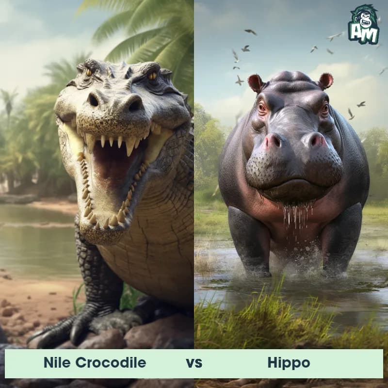 Nile Crocodile vs Hippo - Animal Matchup Nile Crocodile vs Hippo - Animal Matchup