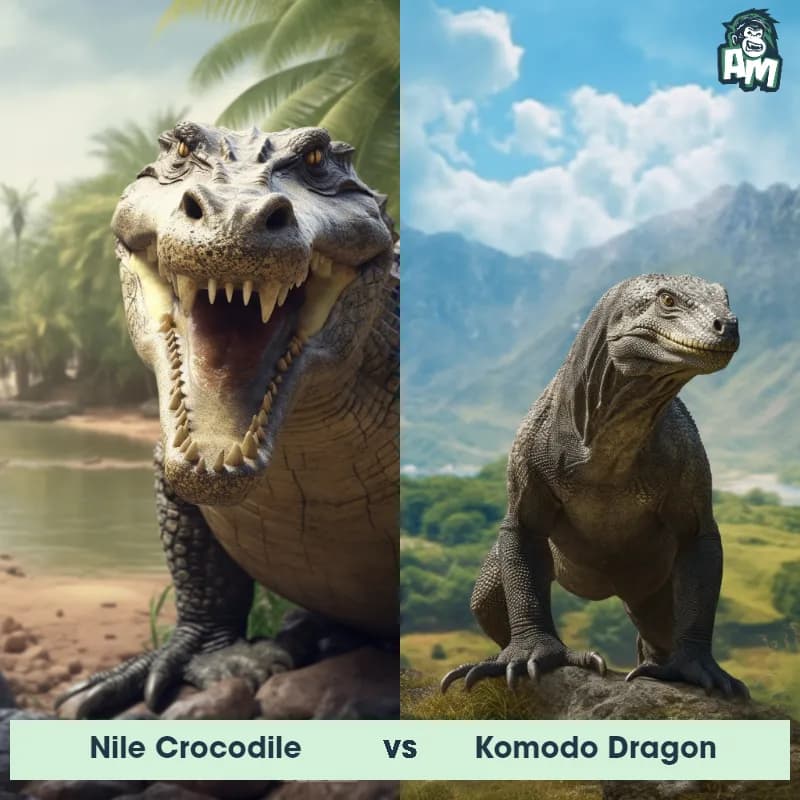 Nile Crocodile vs Komodo Dragon - Animal Matchup Nile Crocodile vs Komodo Dragon - Animal Matchup