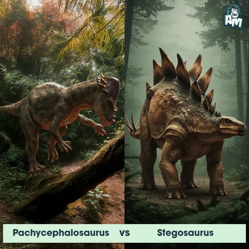Pachycephalosaurus vs Stegosaurus - Animal Matchup Pachycephalosaurus vs Stegosaurus - Animal Matchup