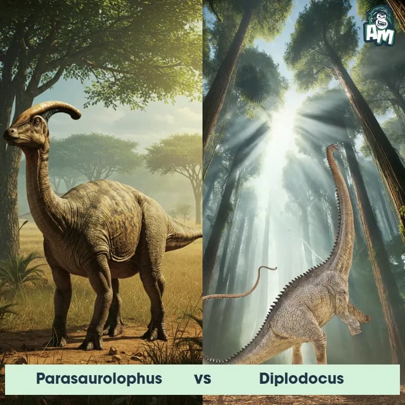 Parasaurolophus vs Diplodocus - Animal Matchup Parasaurolophus vs Diplodocus - Animal Matchup