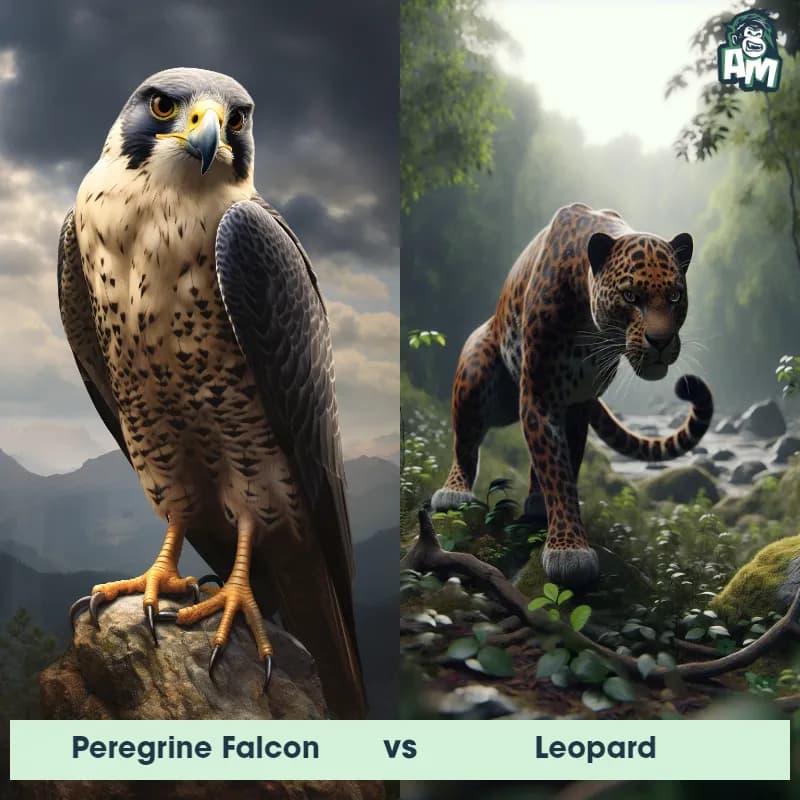 Peregrine Falcon vs Leopard - Animal Matchup Peregrine Falcon vs Leopard - Animal Matchup