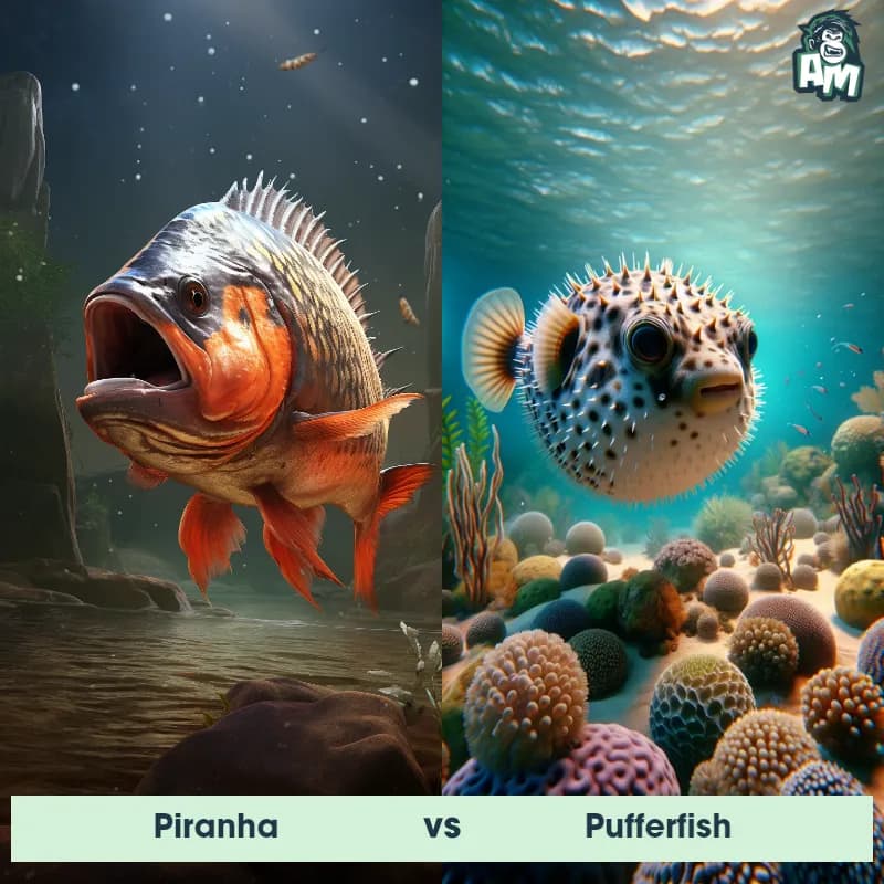 Piranha vs Pufferfish - Animal Matchup Piranha vs Pufferfish - Animal Matchup