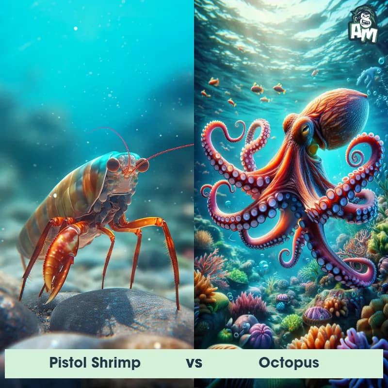 Pistol Shrimp vs Octopus - Animal Matchup Pistol Shrimp vs Octopus - Animal Matchup