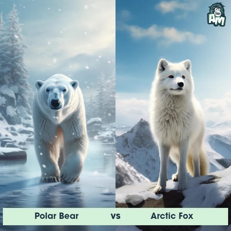 Polar Bear vs Arctic Fox - Animal Matchup Polar Bear vs Arctic Fox - Animal Matchup