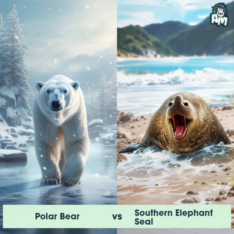Polar Bear vs Southern Elephant Seal - Animal Matchup Polar Bear vs Southern Elephant Seal - Animal Matchup