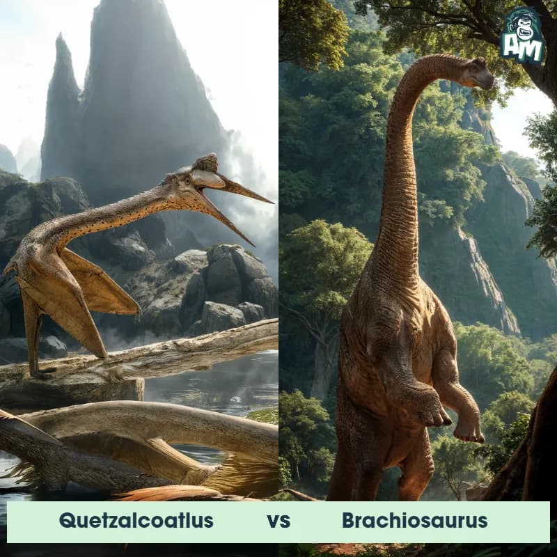 Quetzalcoatlus vs Brachiosaurus - Animal Matchup Quetzalcoatlus vs Brachiosaurus - Animal Matchup