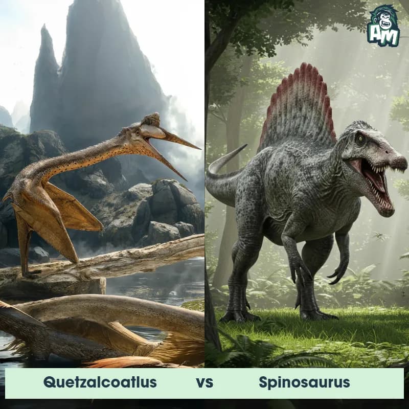 Quetzalcoatlus vs Spinosaurus - Animal Matchup Quetzalcoatlus vs Spinosaurus - Animal Matchup