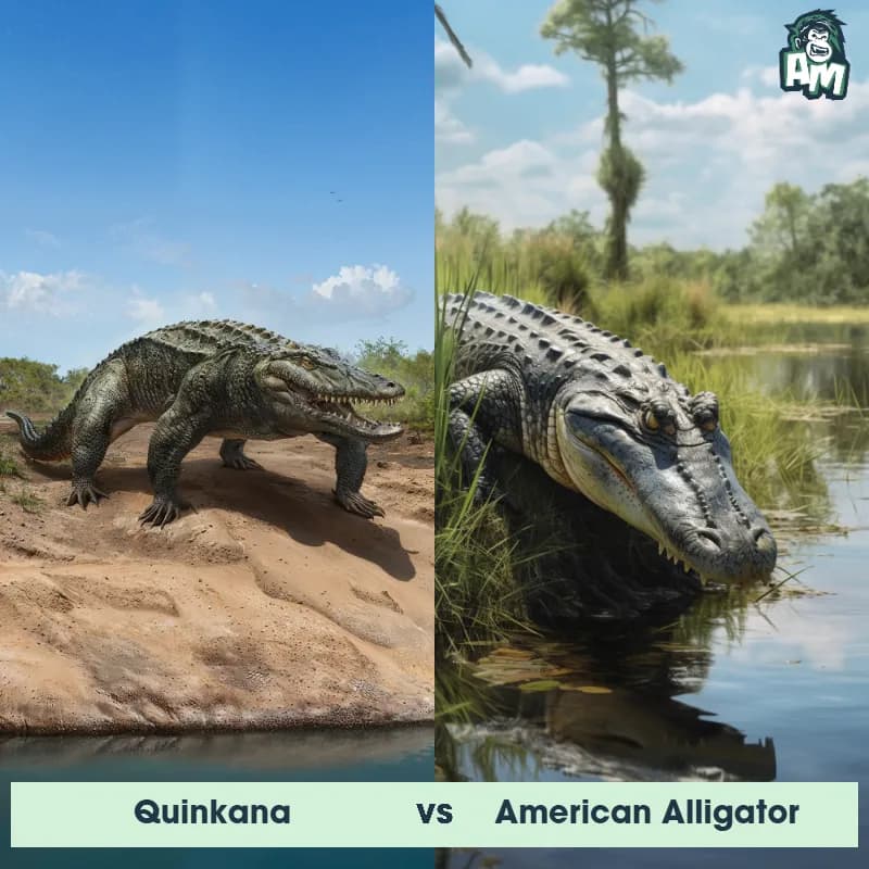 Quinkana vs American Alligator - Animal Matchup Quinkana vs American Alligator - Animal Matchup