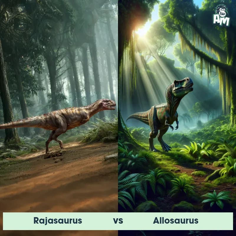 Rajasaurus vs Allosaurus - Animal Matchup Rajasaurus vs Allosaurus - Animal Matchup