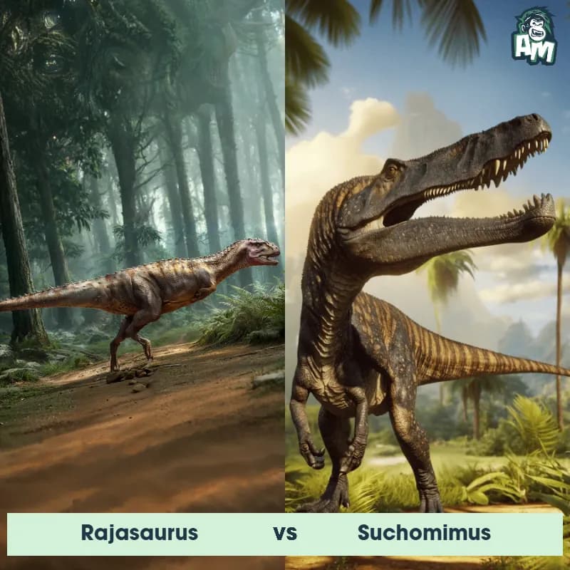 Rajasaurus vs Suchomimus - Animal Matchup Rajasaurus vs Suchomimus - Animal Matchup