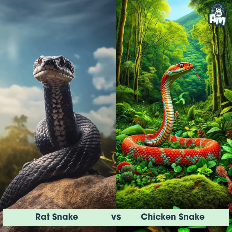 Rat Snake vs Chicken Snake - Animal Matchup Rat Snake vs Chicken Snake - Animal Matchup